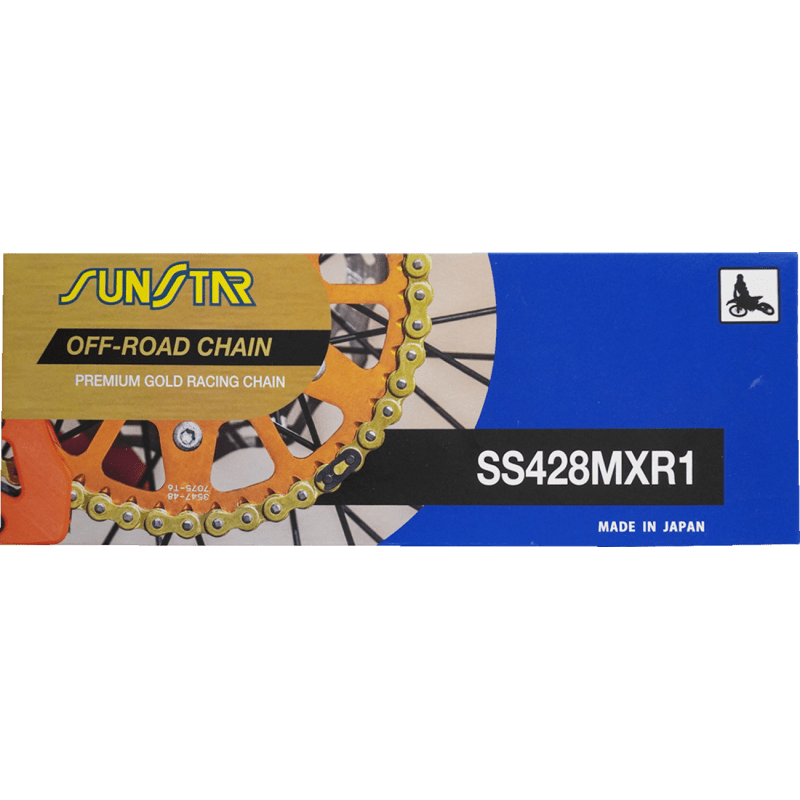 SUNSTAR SPROCKETS 428 - 134 WORKS MX & OFFROAD CHAIN (SS428MXR1 - 134) - DRIVEN Canada's Powersports SS428MXR1 - 134