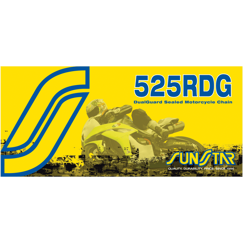 SUNSTAR SPROCKETS 525 - 120 DUALGUARD SEALED CHAIN STREET (SS525RDG - 120) - DRIVEN Canada's Powersports 840019103046SS525RDG - 120