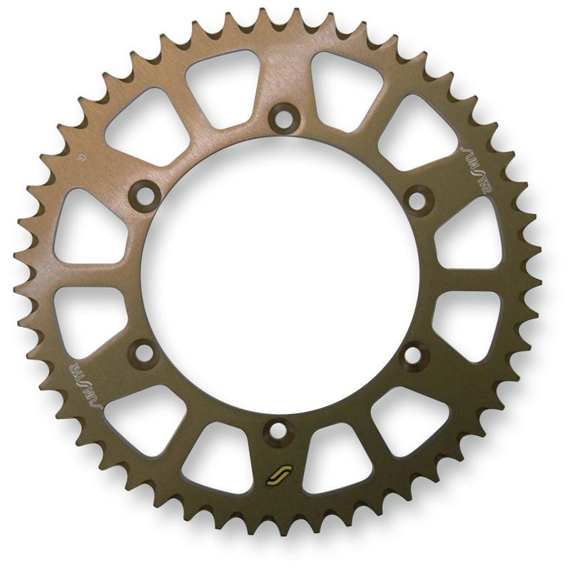 SUNSTAR SPROCKETS 520-54T ALUMINUM REAR SPROCKET (5-361954) Natural Other - Driven Powersports