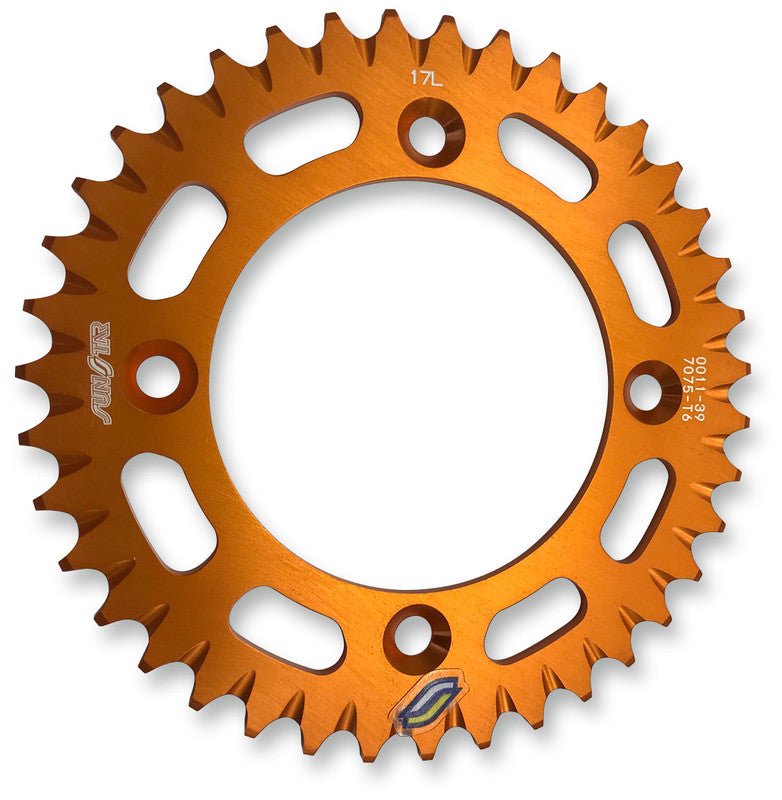 SUNSTAR SPROCKETS ALUMINUM REAR SPROCKET - DRIVEN Canada's Powersports 8400191103345 - 001139OR