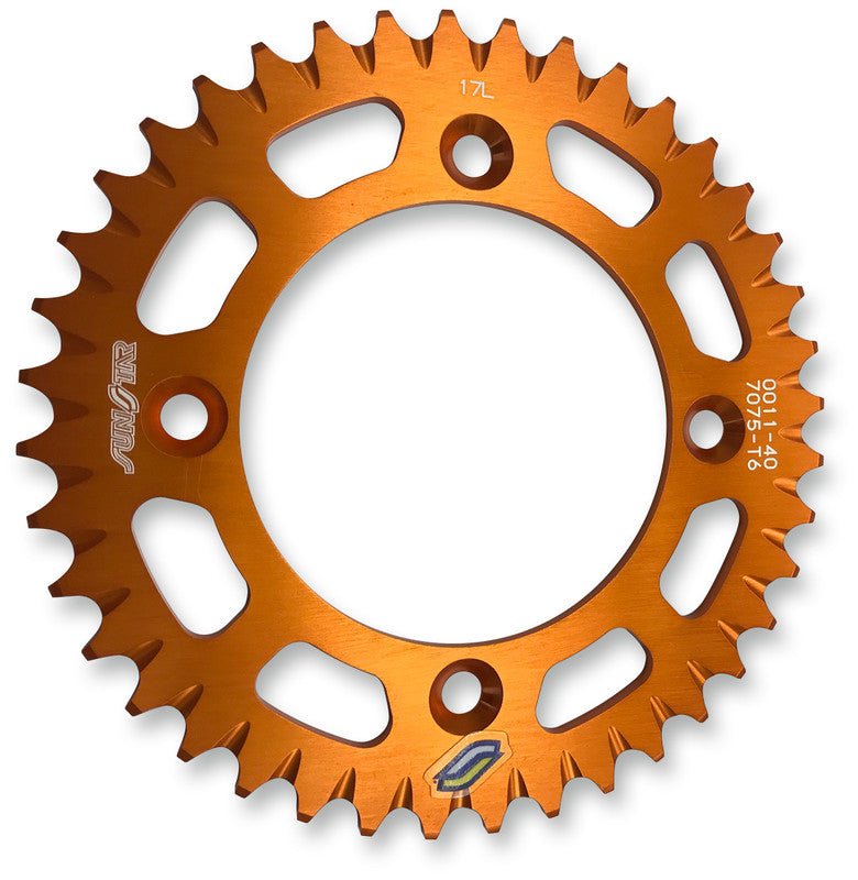 SUNSTAR SPROCKETS ALUMINUM REAR SPROCKET - DRIVEN Canada's Powersports 8400191103415 - 001140OR