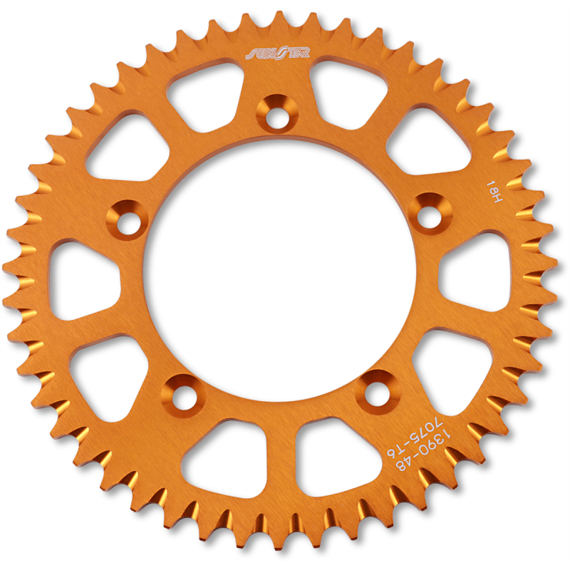 SUNSTAR SPROCKETS ALUMINUM REAR SPROCKET - DRIVEN Canada's Powersports 8400191093695 - 139048OR