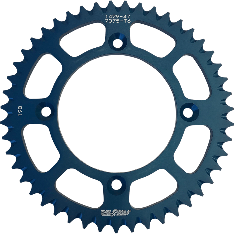 SUNSTAR SPROCKETS ALUMINUM REAR SPROCKET - DRIVEN Canada's Powersports 840019110755 - 142947BL