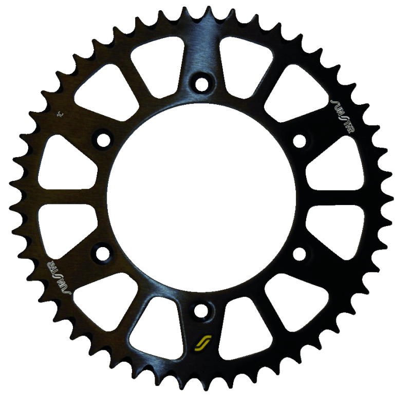 SUNSTAR SPROCKETS ALUMINUM REAR SPROCKET - DRIVEN Canada's Powersports 8400191043575 - 354749BK