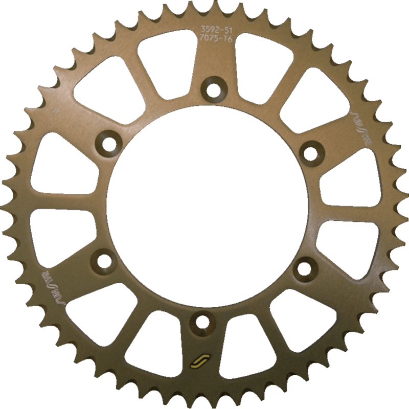 SUNSTAR SPROCKETS ALUMINUM REAR SPROCKET - DRIVEN Canada's Powersports 8400191048765 - 359248