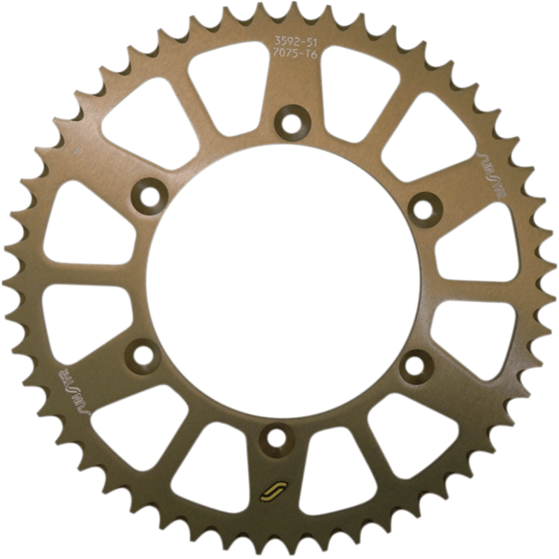 SUNSTAR SPROCKETS ALUMINUM REAR SPROCKET - DRIVEN Canada's Powersports 8400191048765 - 359248
