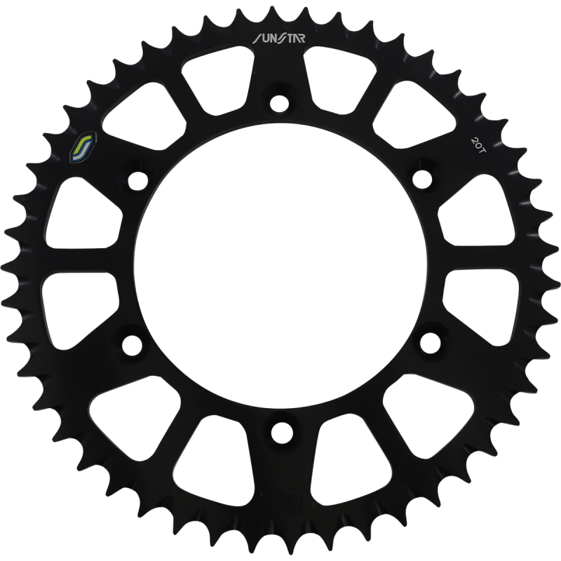 SUNSTAR SPROCKETS ALUMINUM REAR SPROCKET - DRIVEN Canada's Powersports 8400191045175 - 359248BK