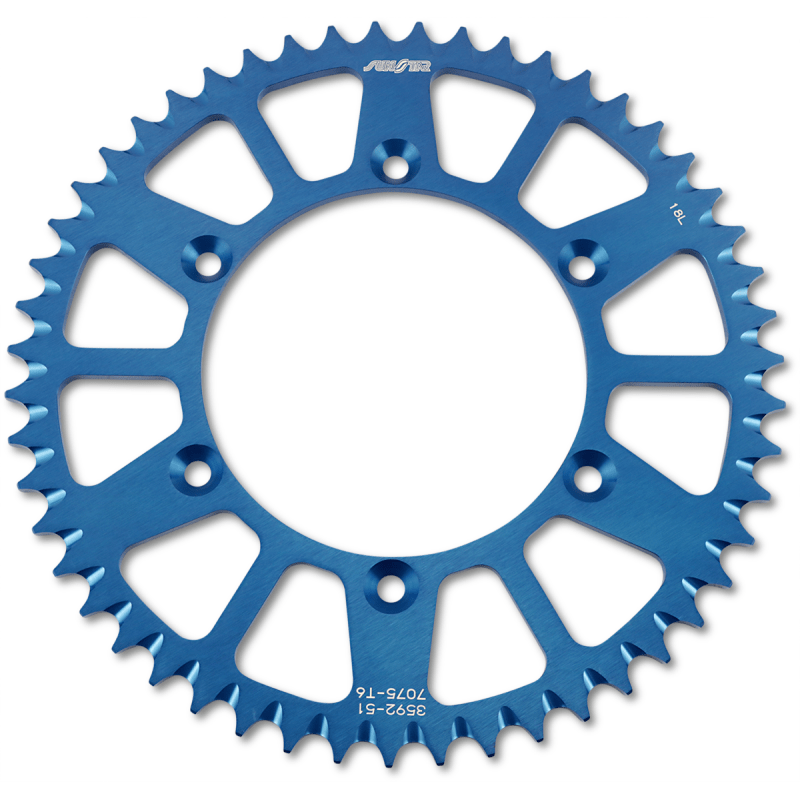 SUNSTAR SPROCKETS ALUMINUM REAR SPROCKET - DRIVEN Canada's Powersports 8400191094515 - 359251BL