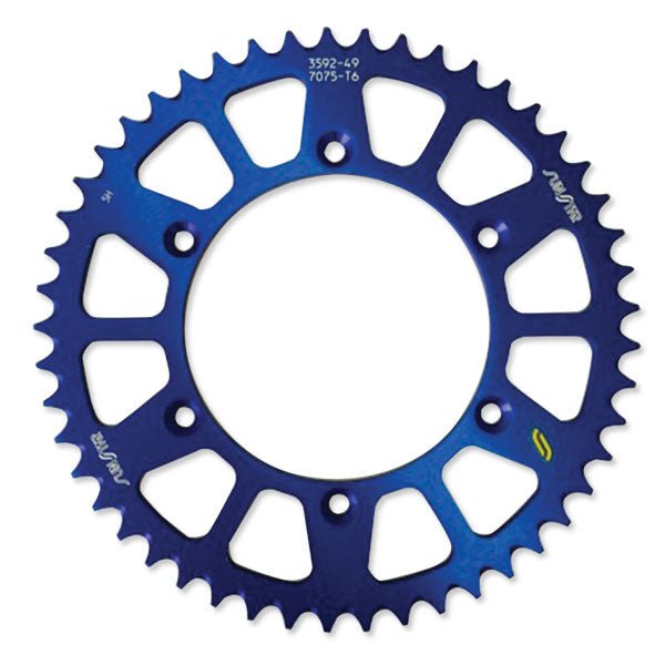 SUNSTAR SPROCKETS WORKS TRIPLESTAR ALUMINUM REAR SPROCKET (5 - 359249BL) - DRIVEN Canada's Powersports 8400191094375 - 359249BL