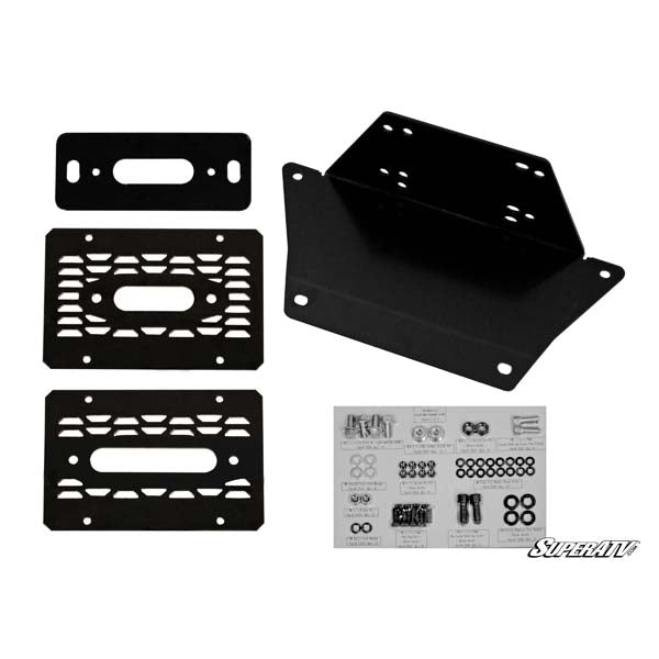 SUPER ATV SATV WINCH MOUNT POLARIS (WM - P - RAN900 - 13 - 00100) - DRIVEN Canada's Powersports WM - P - RAN900 - 13 - 00100