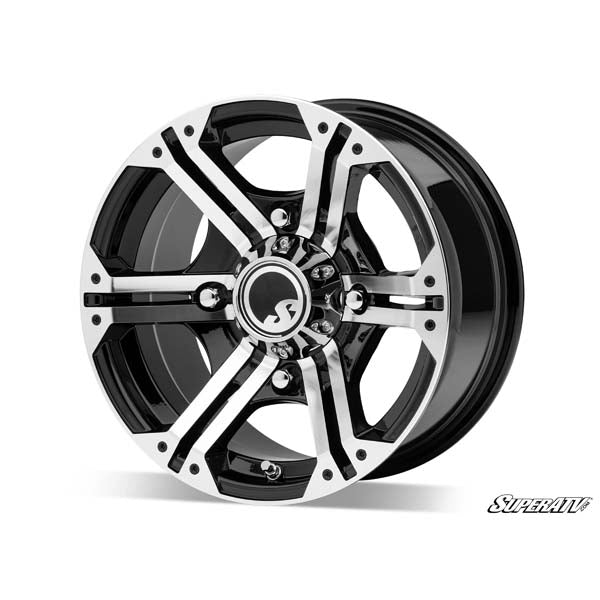 SUPER ATV SUPERATV 14" BANDIT WHEELS H - SERIES - BLACK (BAN - 14/7 - 4/156 - H12) - DRIVEN Canada's Powersports BAN - 14/7 - 4/156 - H12