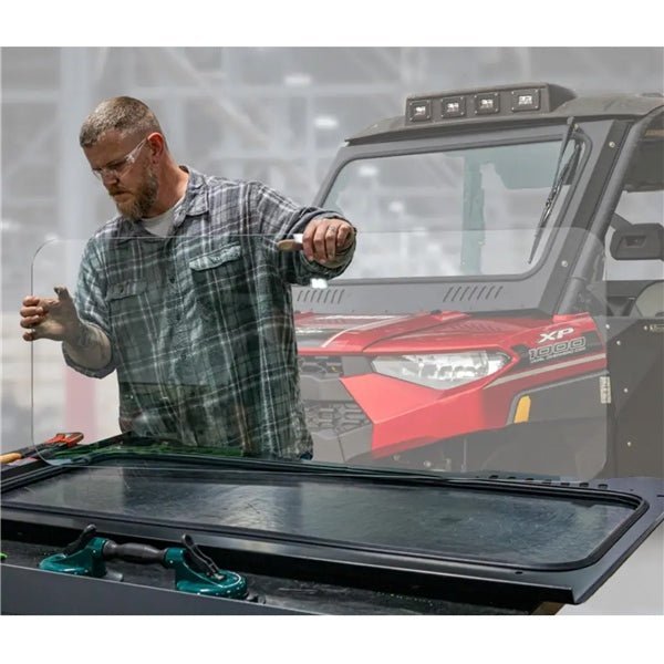 SuperATV Replacement Glass Windshield Kit - DRIVEN Canada's Powersports 779420712496GWSCFZF950RGK