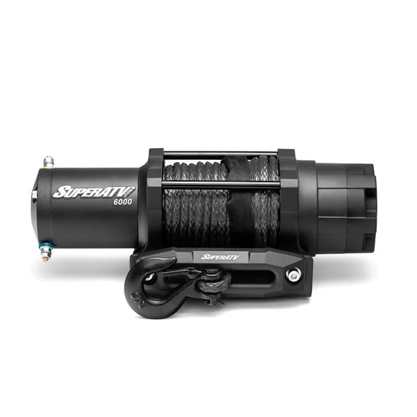 SUPERATV SYNTHETIC ROPE WINCH 6000, 5000, 4500LB (WNRP6K) - DRIVEN Canada's Powersports 882834057142WNRP6K