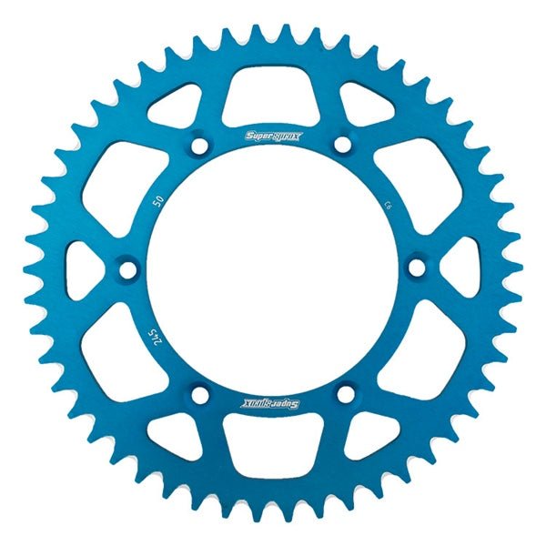 Supersprox MX Aluminium Rear Drive Sprocket - DRIVEN Canada's Powersports 8592165072494RAL-245-50-BLU
