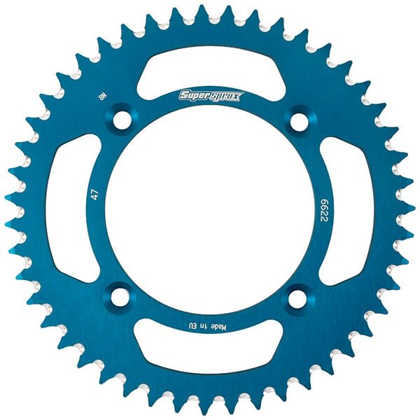 Supersprox MX Aluminium Rear Drive Sprocket - DRIVEN Canada's Powersports 8592165136257RAL-6622-47-BLU