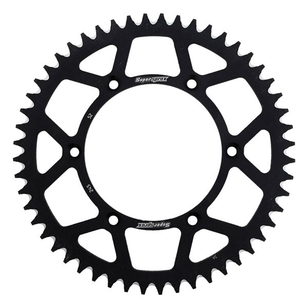 SUPERSPROX MX ALUMINIUM REAR DRIVE SPROCKET - DRIVEN Canada's Powersports 8592165086125RAL - 245 - 52 - BLK