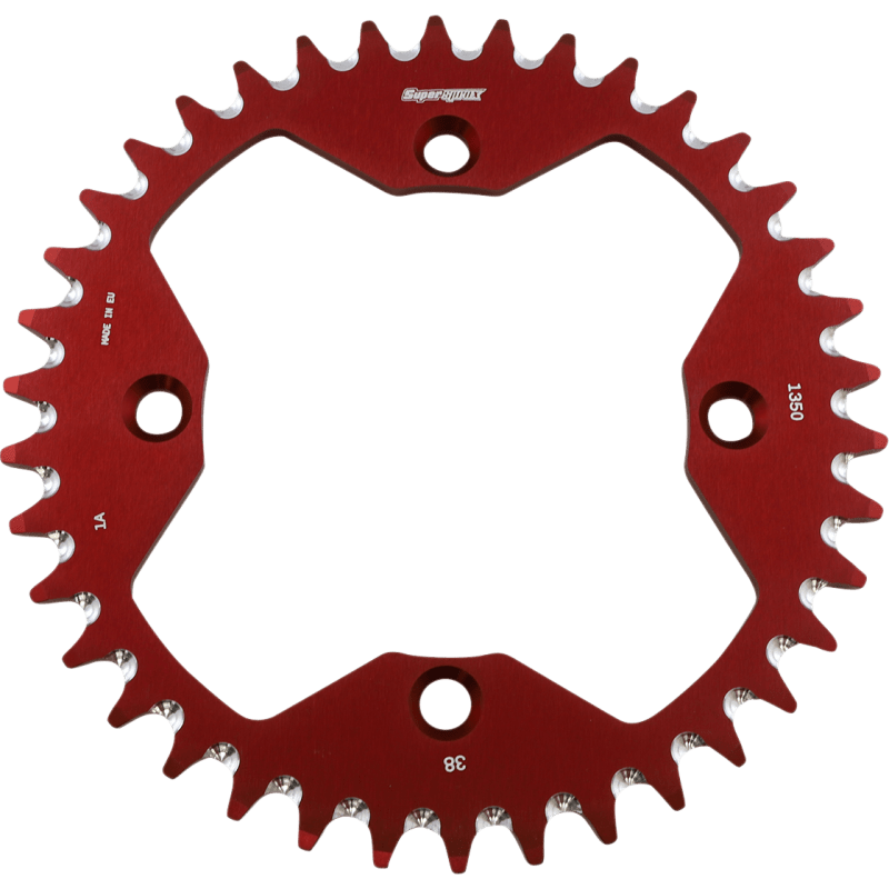 Supersprox Spkt Rear Alloy 38T - DRIVEN Canada's Powersports RAL-1350-38-RED