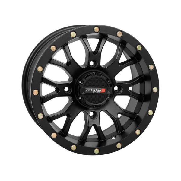 SYSTEM 3 OFF - ROAD 14X7 4/156 5+ ST3 30MMWHEEL BEADLOCK BK (521449) - Driven Powersports Inc.521449521449
