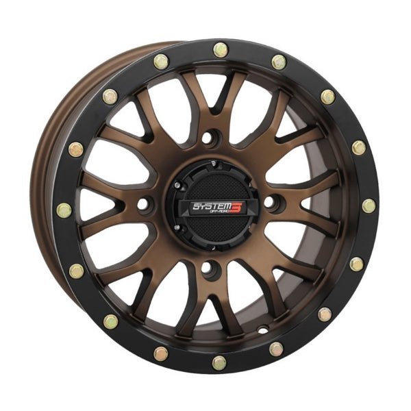 SYSTEM 3 OFF - ROAD 15X7 4/137 5+2 ST - 3 BRZ WHEEL (521720) - Driven Powersports Inc.9999999989521720