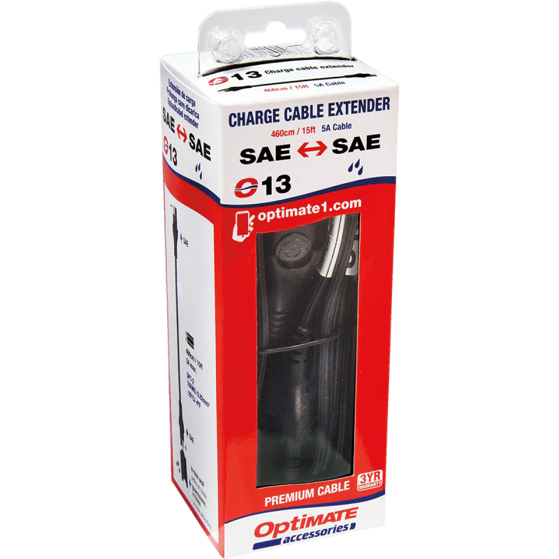 TECMATE CABLE SAE SAE (15FT) (O - 13) - DRIVEN Canada's Powersports 5425006142076O - 13