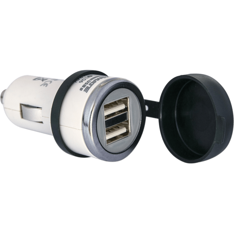 TECMATE DOUBLE USB CHARGER 2100MA AUTO PLUG (O - 106) - DRIVEN Canada's Powersports 5425006146067O - 106