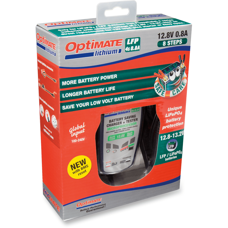 TECMATE OPTIMATE LITHIUM CHARGER (TM - 471) - DRIVEN Canada's Powersports 5425006145718TM - 471