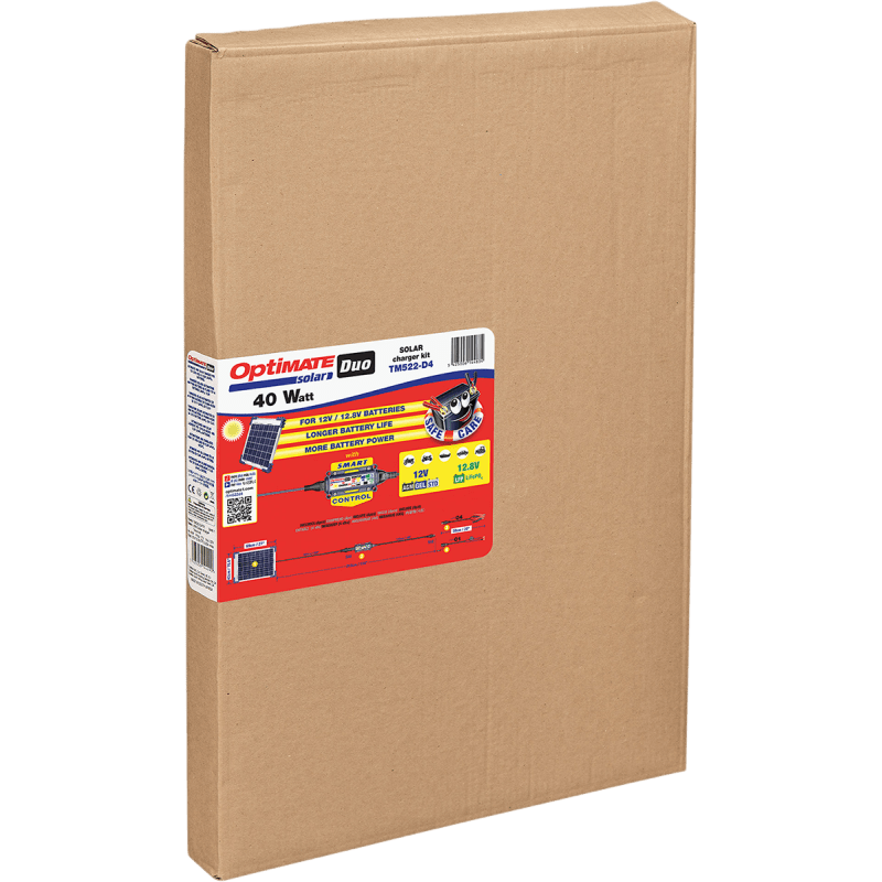 TECMATE OPTIMATE SOLAR DUO 40W (TM522 - D4) - DRIVEN Canada's Powersports 5425006144834TM522 - D4