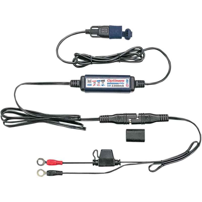 TECMATE OPTIMATE USB O - 108 KIT (O - 108KIT) - DRIVEN Canada's Powersports 107A108KITO - 108KIT