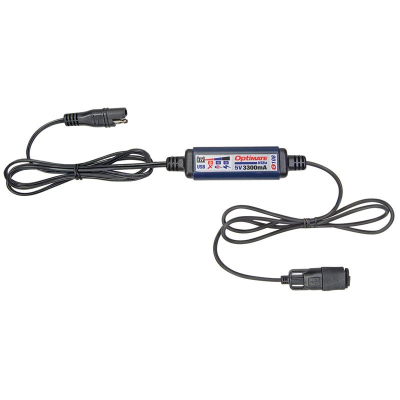 TECMATE USB CHARGER 2400MA & 3 - LED MONITOR SAE (O - 108) - DRIVEN Canada's Powersports 5425006144421O - 108