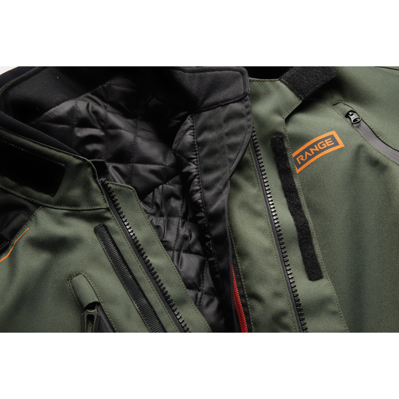 THOR JACKET RANGE Army/Orange Detail - Driven Powersports