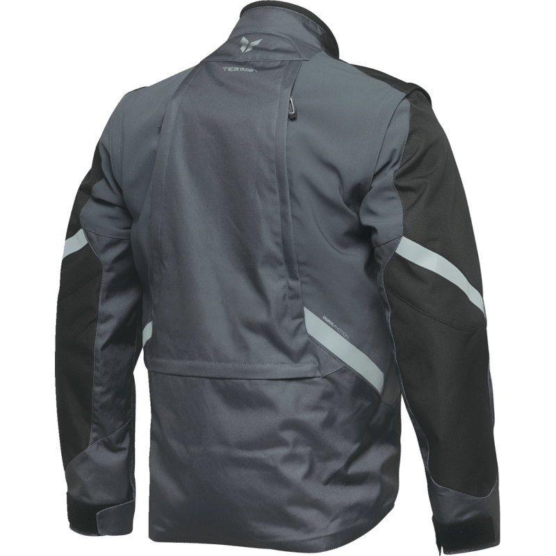THOR JACKET TERRAIN Charcoal Back - Driven Powersports