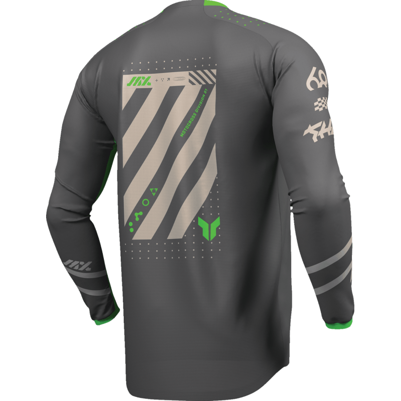 THOR JERSEY LAUNCHMODE FUTURA CHAR/GRN - DRIVEN Canada's Powersports 2910 - 84182910 - 8418