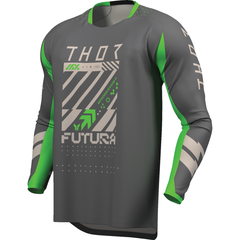 THOR JERSEY LAUNCHMODE FUTURA CHAR/GRN - DRIVEN Canada's Powersports 2910 - 84182910 - 8418