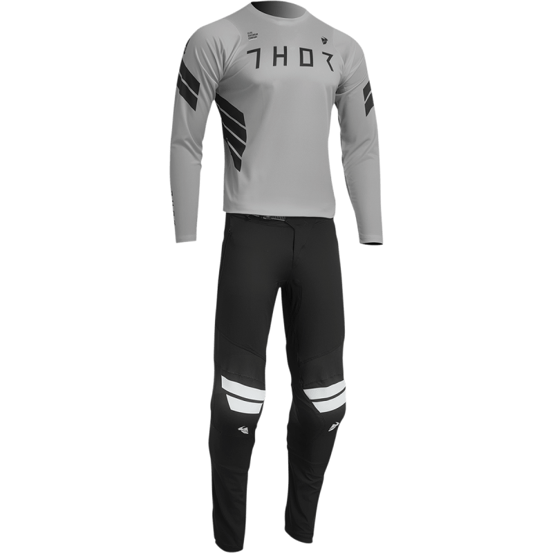 THOR PANT THOR ASSIST Black Front - Driven Powersports