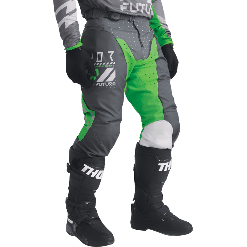 THOR PANT LAUNCHMODE FUTURA CHAR/GRN - DRIVEN Canada's Powersports 2901 - 123032901 - 12303