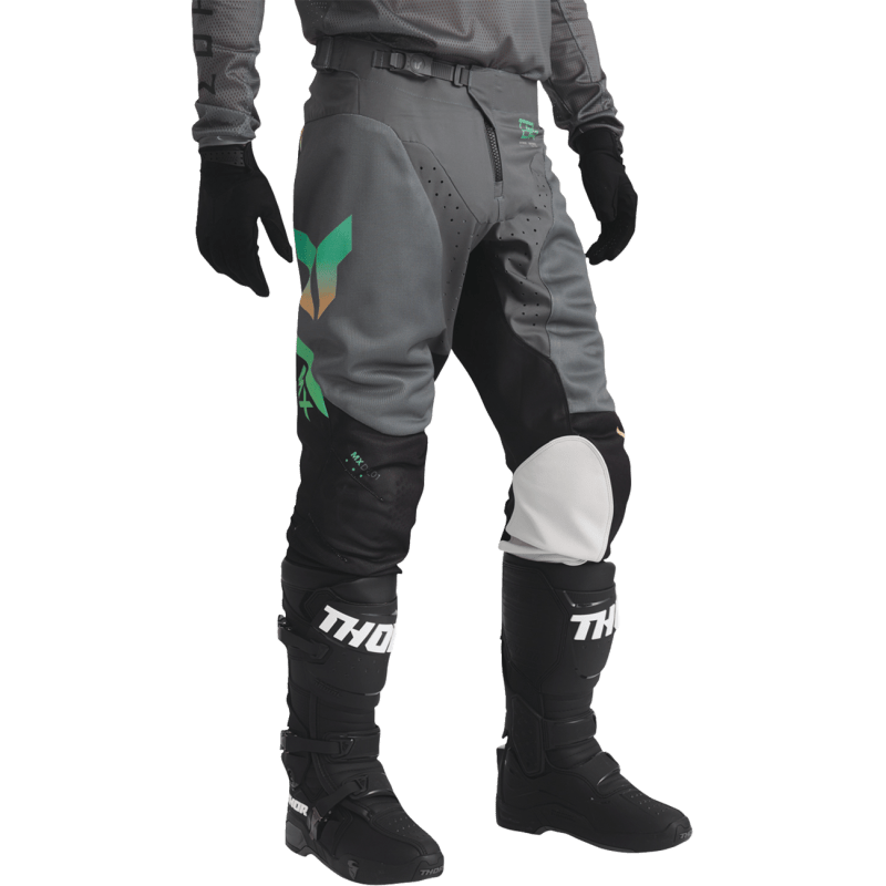 THOR PANT LAUNCHMODE - VENT RAPTOR BLK/CHAR - DRIVEN Canada's Powersports 2901 - 123492901 - 12349