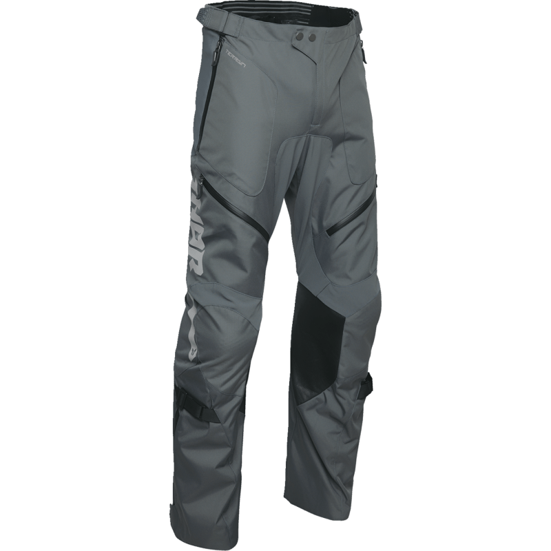 THOR PANT TERRAIN OTB Charcoal Front - Driven Powersports