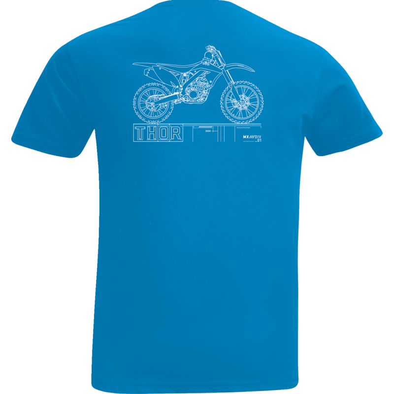 THOR TEE TDLR BLUEPRINT COBALT 2T (3032 - 3868) - DRIVEN Canada's Powersports 3032 - 38683032 - 3868