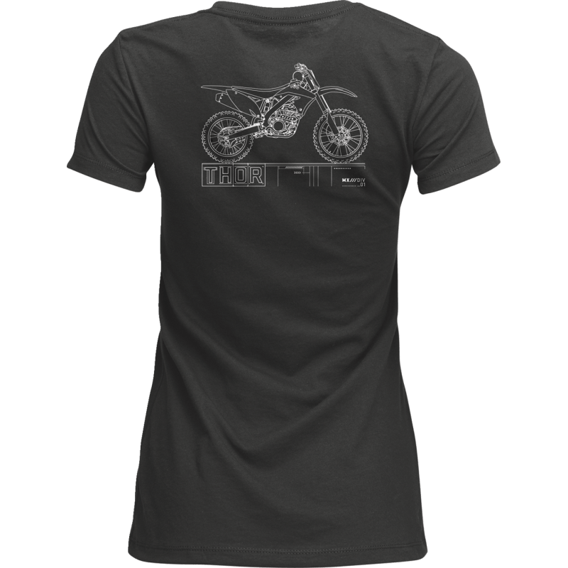 THOR TEE WOMENS BLUEPRINT - DRIVEN Canada's Powersports 3031 - 43223031 - 4322