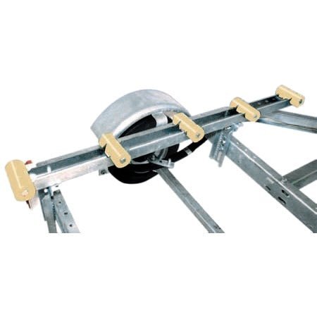 Tie Down Hull Sav’r Roller Bunks On Bar - DRIVEN Canada's Powersports 08162886157086157