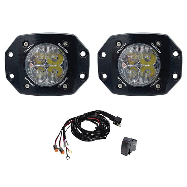 TIGER LIGHTS MOJAVE - 3 - FLUSH - MOUNT - LIGHT - KIT - HARNESS - TLM3FMKIT - Driven Powersports Inc.TLM3 - FM - KIT