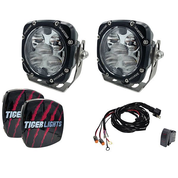 TIGER LIGHTS MOJAVE - 4 - LIGHT - KIT - HARNESS - TLM4KIT - Driven Powersports Inc.TLM4 - KIT