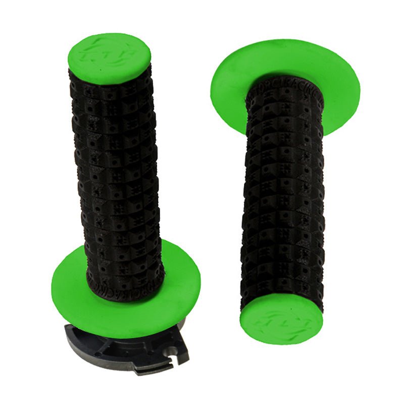 Torc1 Defy Enduro MX Lock On Grips Black/Green Includes - DRIVEN Canada's Powersports 9999990146102650-0203