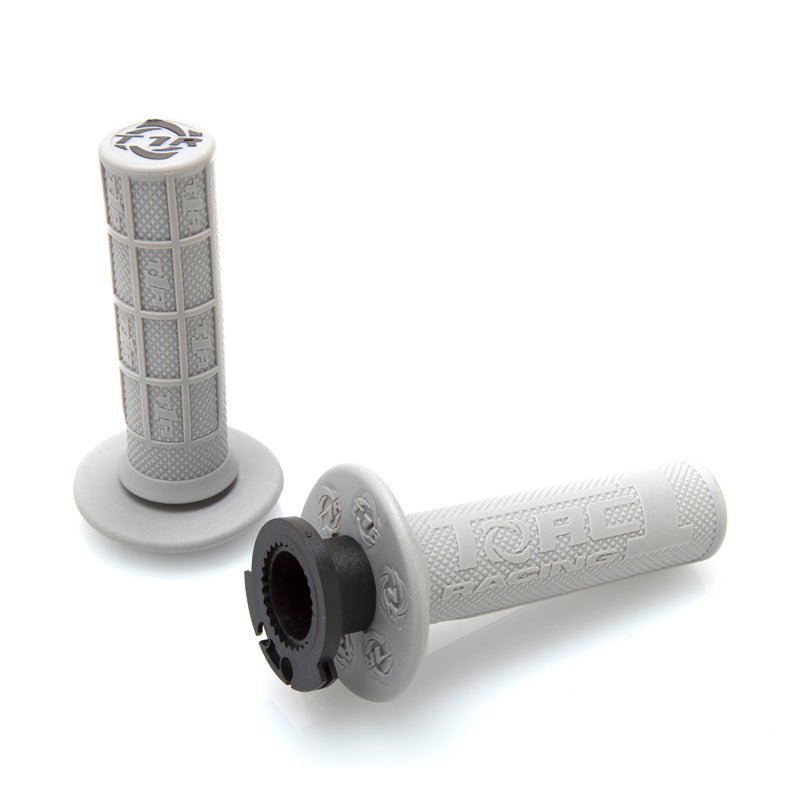 Torc1 Defy Hole Shot MX Lock On Grips 1/2 Waffle Green/Includes - DRIVEN Canada's Powersports 9999990127533750-0502