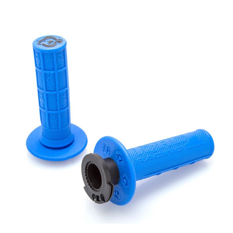 Torc1 Defy Hole Shot MX Lock On Grips 1/2 Waffle Green/Includes - DRIVEN Canada's Powersports 9999990127533750-0502