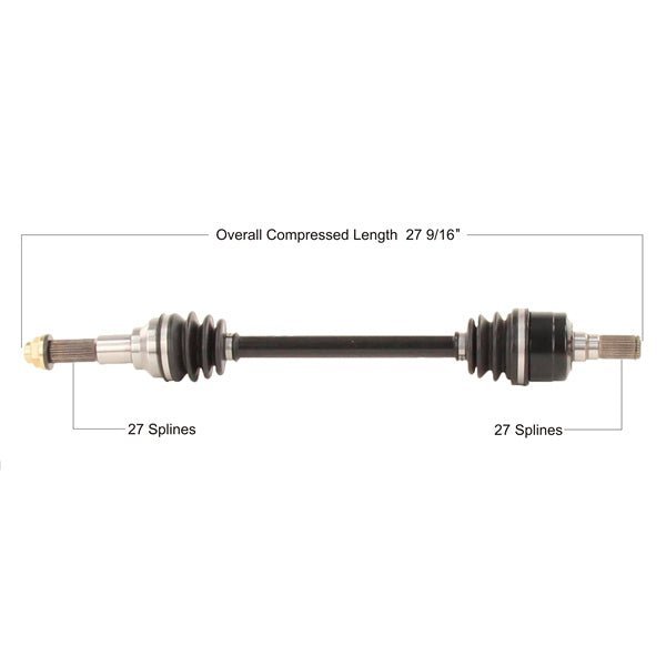 TRAKMOTIVE COMPLETE AXLE (YAM - 7040) - Driven Powersports Inc.844084089830YAM - 7040