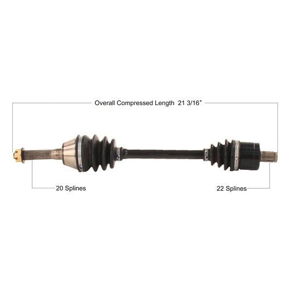 TRAKMOTIVE COMPLETE AXLE (POL - 7085) - Driven Powersports Inc.844084089847POL - 7085