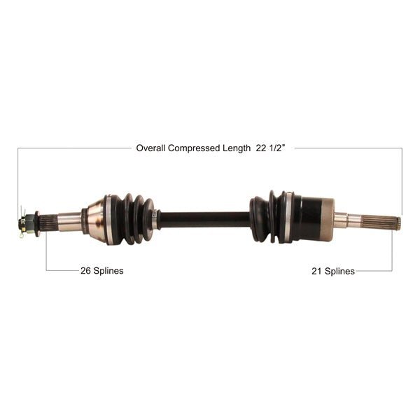TRAKMOTIVE COMPLETE AXLE (CAN - 7090) - Driven Powersports Inc.840140502947CAN - 7090