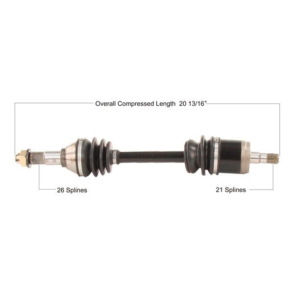 Trakmotive Complete Axle - DRIVEN Canada's Powersports 844084089908CAN-7074