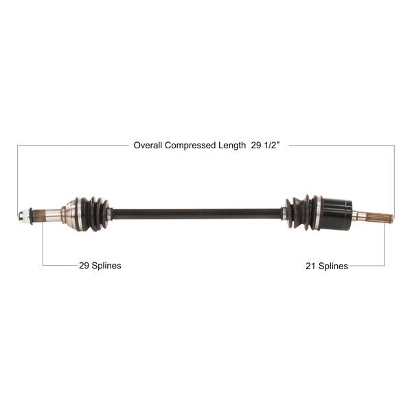 Trakmotive Complete Axle - DRIVEN Canada's Powersports 840140502947CAN-7080